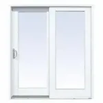 Decorative patio door from MacFarlane Windows and Doors.