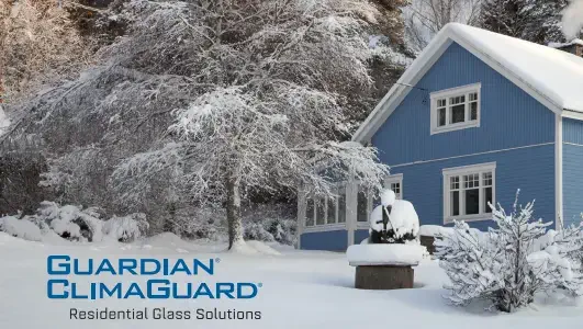 ClimaGuard image that links the toa PDF about low-e glass.